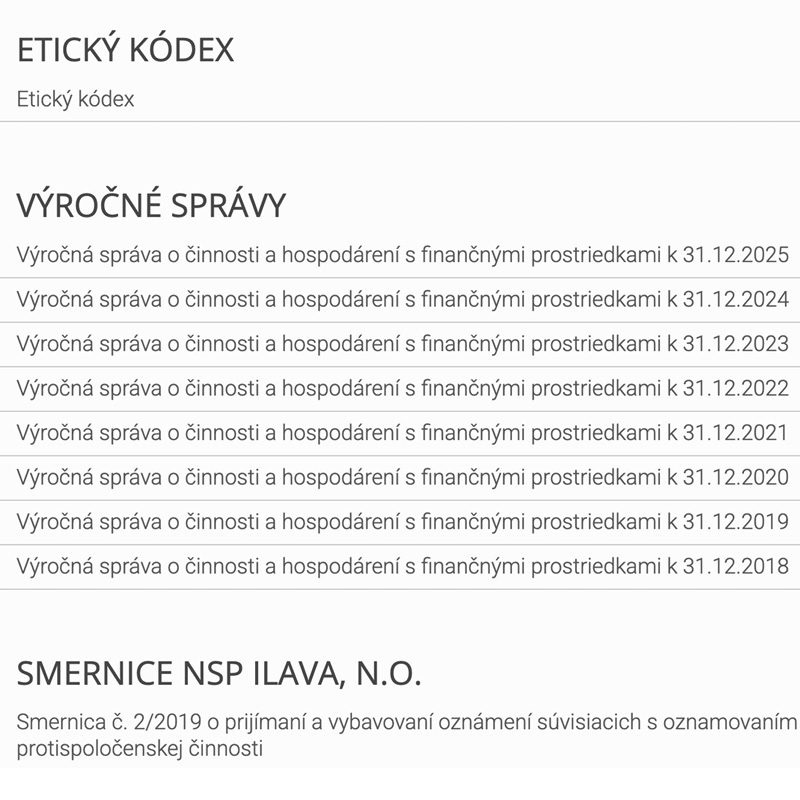 nsp ilava